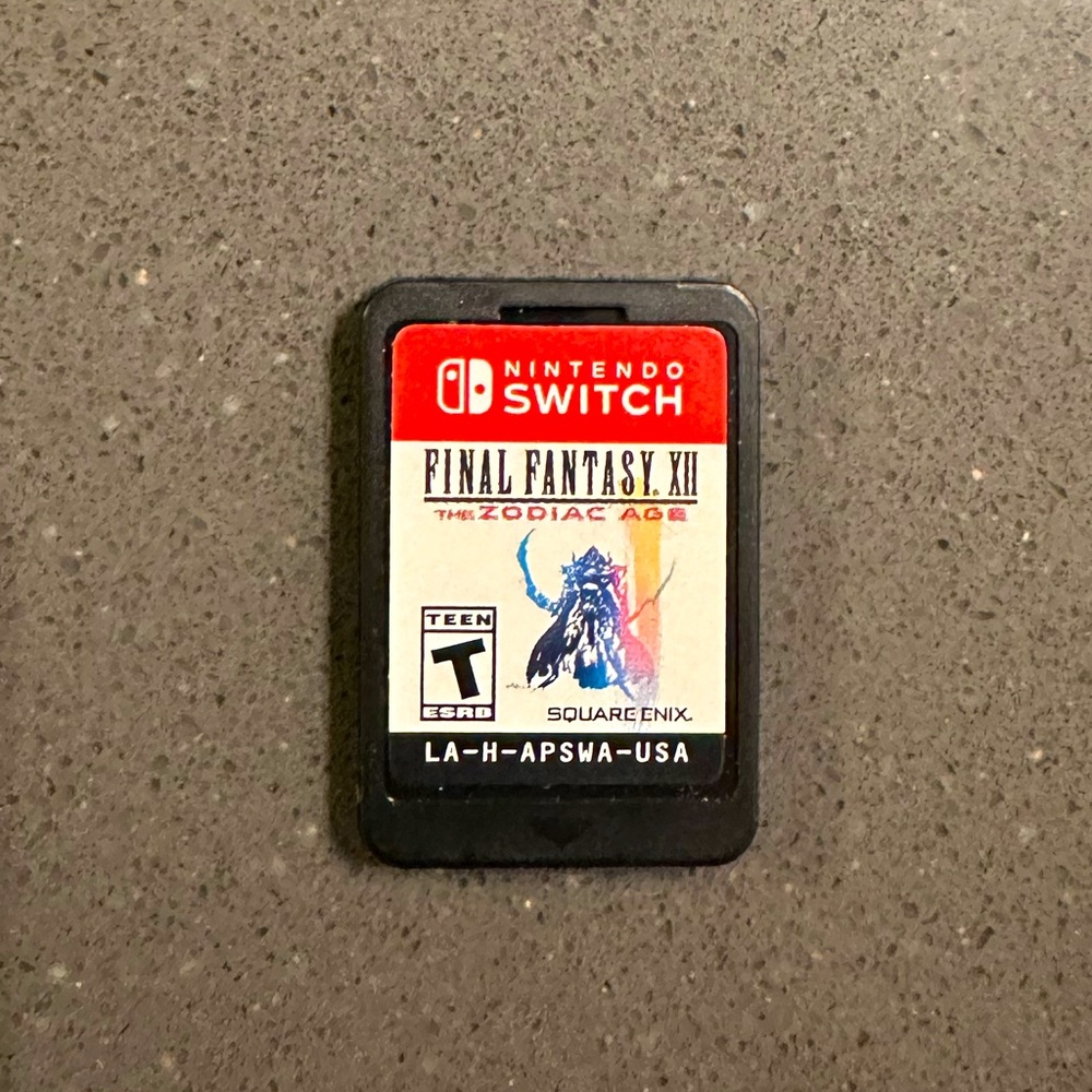 Final Fantasy XII the zodiac age for Nintendo switch